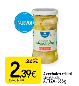 Dialprix ALTEZA Alcachofas cristal 16-20 uds. oferta