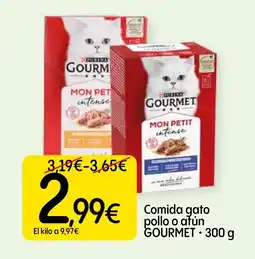 Dialprix GOURMET Comida gato pollo o atún oferta