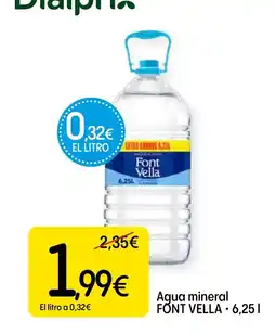 Dialprix FONT VELLA Agua mineral oferta