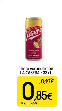 Dialprix LA CASERA Tinto verano limón oferta
