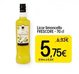 Dialprix FRESCORE Licor limoncello oferta