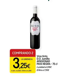 Dialprix APASIONAD PATA NEGRA Vino tinto D.O. Jumilla oferta