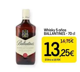 Dialprix BALLANTINES Whisky 5 años oferta
