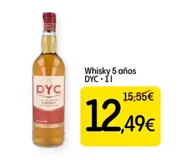 Dialprix DYC Whisky 5 años oferta