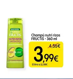 Dialprix FRUCTIS Champú nutri rizos oferta