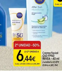 Dialprix NIVEA Crema facial Q10 FP50 oferta
