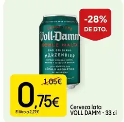 Dialprix VOLL DAMM Cerveza lata oferta