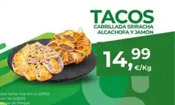 Quality Supermercados Tacos carrillada sriracha alcachofa y jamón oferta