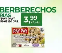 Quality Supermercados PAY PAY Berberechos rías oferta