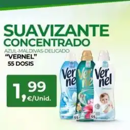 Quality Supermercados VERNEL Suavizante concentrado azul-maldivas-delicado oferta
