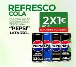 Quality Supermercados PEPSI Refresco cola normal-zero cafeina-zero- zero lima- oferta