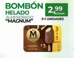 Quality Supermercados MAGNUM Bombón helado almendrado oferta