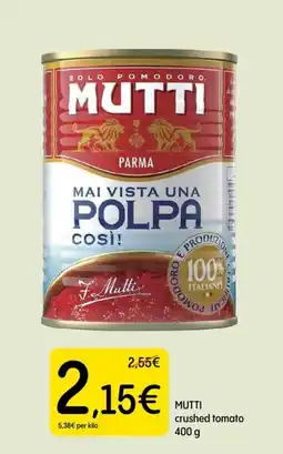 Dialprix MUTTI crushed tomato oferta