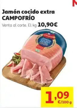 Alcampo CAMPOFRÍO Jamón cocido extra oferta