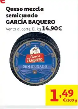 Alcampo GARCÍA BAQUERO Queso mezcla semicurado oferta