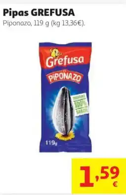 Alcampo GREFUSA pipas oferta