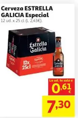 Alcampo ESTRELLA GALICIA Cerveza Especial oferta