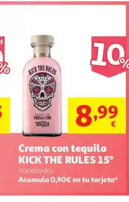 Alcampo KICK THE RULES 15° Crema con tequila oferta