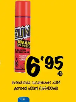 Supermercados MAS ZUM Insecticida cucarachas aerosol oferta