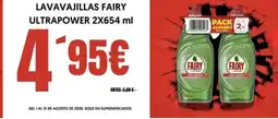 Hiper Usera Lavavajillas fairy ultrapower oferta