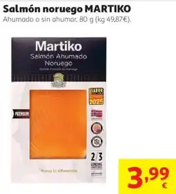 Alcampo MARTIKO Salmón noruego oferta
