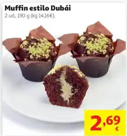 Alcampo Muffin estilo Dubái oferta