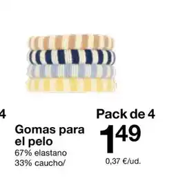 Zeeman Gomas para el pelo oferta