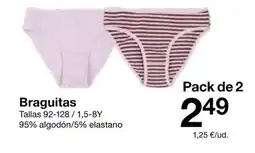Zeeman Braguitas oferta