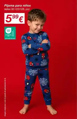KIK Pijama para niños oferta