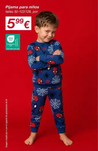 Pijama para niños