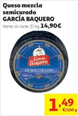 Alcampo GARCÍA BAQUERO Queso mezcla semicurado oferta