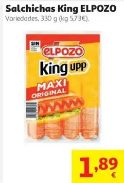 Alcampo ELPOZO Salchichas King oferta