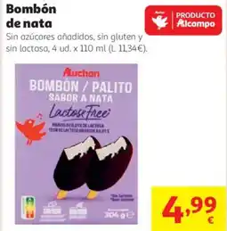 Alcampo Bombón de nata oferta