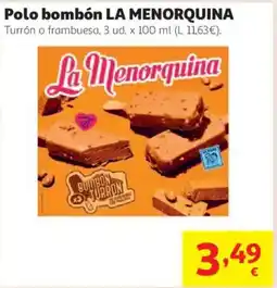 Alcampo LA MENORQUINA Polo bombón oferta