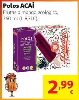 Alcampo ACAÍ Polos oferta