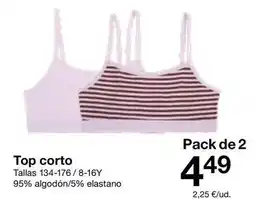 Zeeman Zeeman - top corto oferta