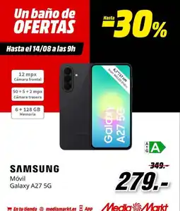 MediaMarkt Samsung - móvil galaxy a27 5g oferta