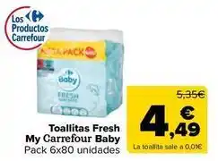 Carrefour Market Carrefour baby - toallitas fresh oferta