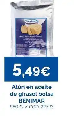 Dialsur Cash & Carry Benimar - atun en aceite de girasol bolsa oferta
