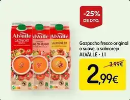 Dialprix Alvalle - gazpacho fresco original o suave oferta