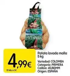 Dialprix Origen - patata lavada malla oferta