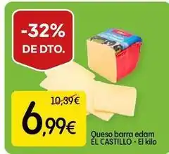 Dialprix Castillo - queso barra edam oferta