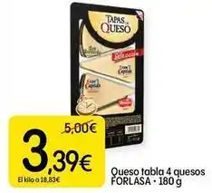 Dialprix Queso tabla 4 quesos oferta