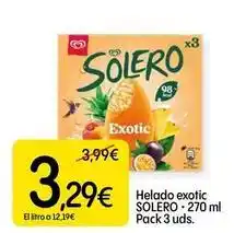 Dialprix Solar viejo - helado exotic oferta