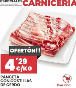 Díaz Cadenas Díaz - panceta con costillas oferta