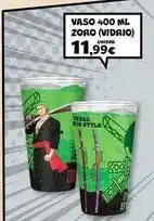 Toy Planet Style - vaso 400 ml zoro (vidrio) oferta