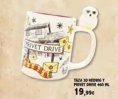 Toy Planet Taza 3d hedwig y privet drive oferta