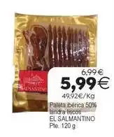 Plenus Supermercados Paleta iberica 50% landra liscos oferta