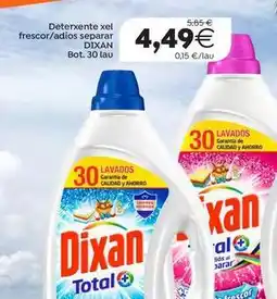 Plenus Supermercados Dixan - deterxente xel frescor/adios oferta