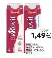 Plenus Supermercados Pascual - leite calcio semi/desnatado oferta